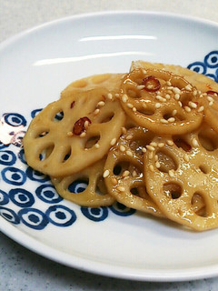レンコンのシャキシャキ甘酢きんぴら♬-レシピのメイン写真