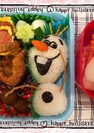オラフキャラ弁-レシピのメイン写真