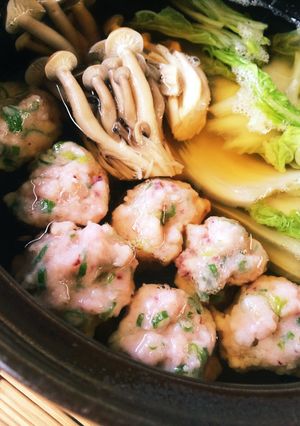 FPで簡単！！イカのすりみ団子♬-レシピのメイン写真