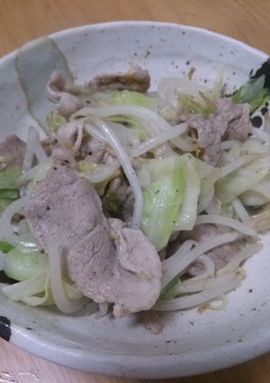 シャキうまｯ！豚もやし炒め-レシピのメイン写真