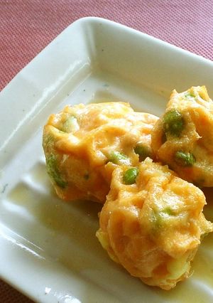 介護食　チーズ入り鮭だんご-レシピのメイン写真