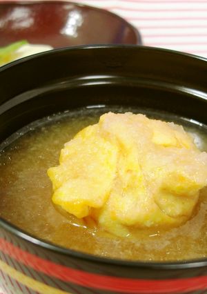 介護食 えび茶巾のすり流し汁-レシピのメイン写真