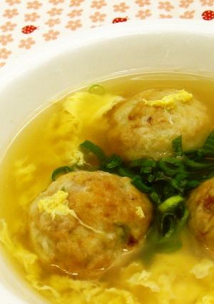 介護食 たこ焼き入り卵スープ-レシピのメイン写真