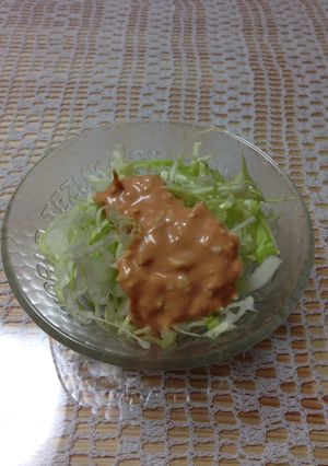 超簡単！キャベツにぴったりドレッシング-レシピのメイン写真