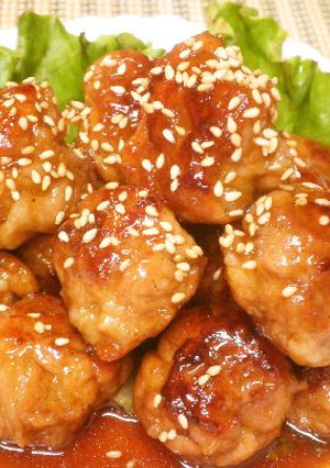 ご飯がすすむ！甘辛肉ボール-レシピのメイン写真