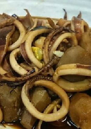 いかと里芋の甘めの煮物♪７００円♪-レシピのメイン写真