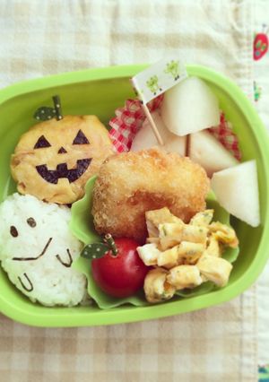 ハロウィンのキャラ弁♫-レシピのメイン写真