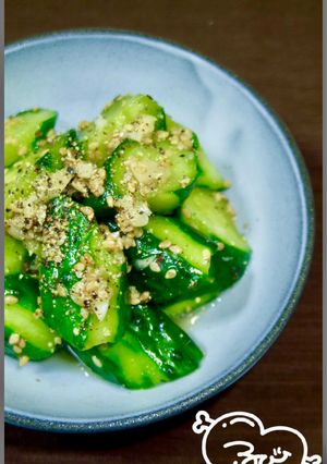 大量消費に！きゅうりの塩もみにんにく風味-レシピのメイン写真