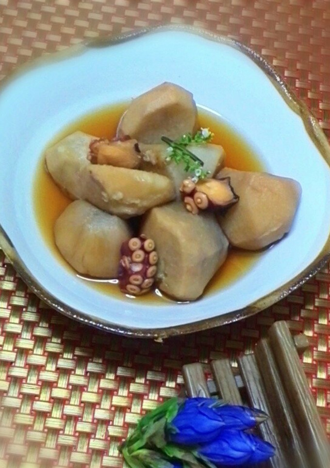 簡単！さといもと蛸の煮物-レシピのメイン写真