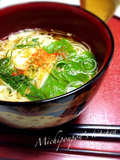 簡単 生姜ピリ辛にゅうめん-レシピのメイン写真