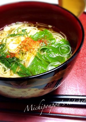 簡単 生姜ピリ辛にゅうめん-レシピのメイン写真