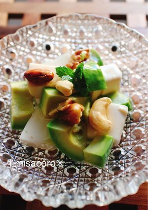 m豆腐&アボカドdeダイエットデザート-レシピのメイン写真