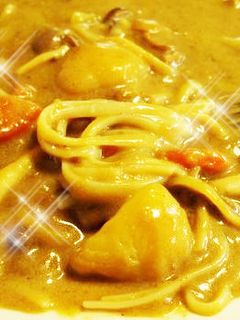 残りもののカレーでパスタ-レシピのメイン写真