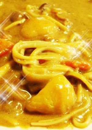 残りもののカレーでパスタ-レシピのメイン写真