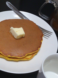 カボチャたっぷりパンケーキ-レシピのメイン写真
