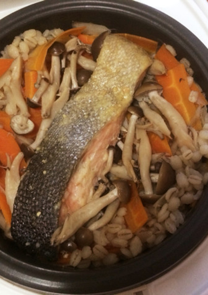 簡単＊鮭ときのこの炊き込みご飯-レシピのメイン写真