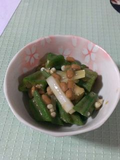 オクラと納豆のからし醤油和え-レシピのメイン写真
