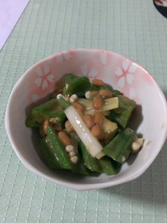 オクラと納豆のからし醤油和え-レシピのメイン写真