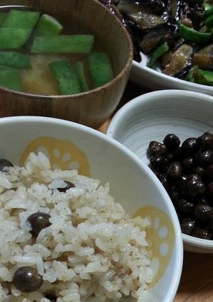山芋の赤ちゃん むかごごはん-レシピのメイン写真