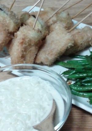 マグロの串カツ☆自家製タルタルソース添え-レシピのメイン写真