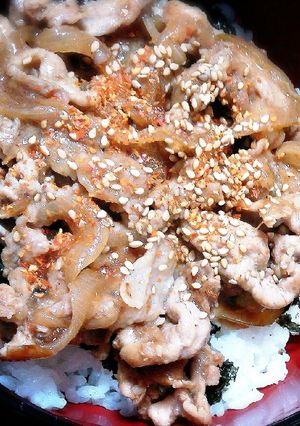 味が染み渡る豚丼♡男子が喜ぶPART２-レシピのメイン写真
