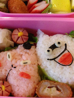 キャラ弁♡ウィスパーとおならずもの!簡単-レシピのメイン写真