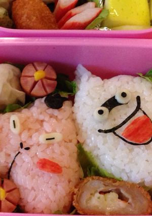 キャラ弁♡ウィスパーとおならずもの！簡単-レシピのメイン写真