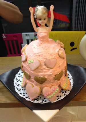 子供の誕生日に ドールケーキ-レシピのメイン写真