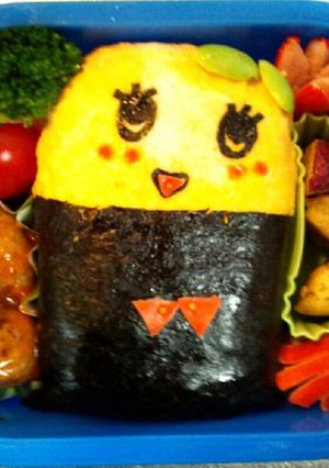 キャラ弁 簡単 ふなっしー-レシピのメイン写真