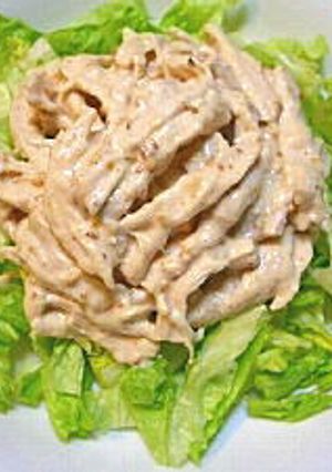 ゆで鶏のゴママヨネーズ-レシピのメイン写真