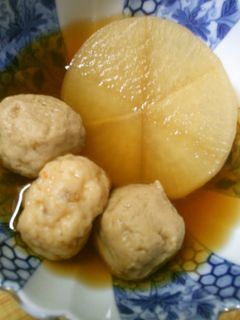 簡単 一品♪ 大根 つみれの 煮物*゜-レシピのメイン写真