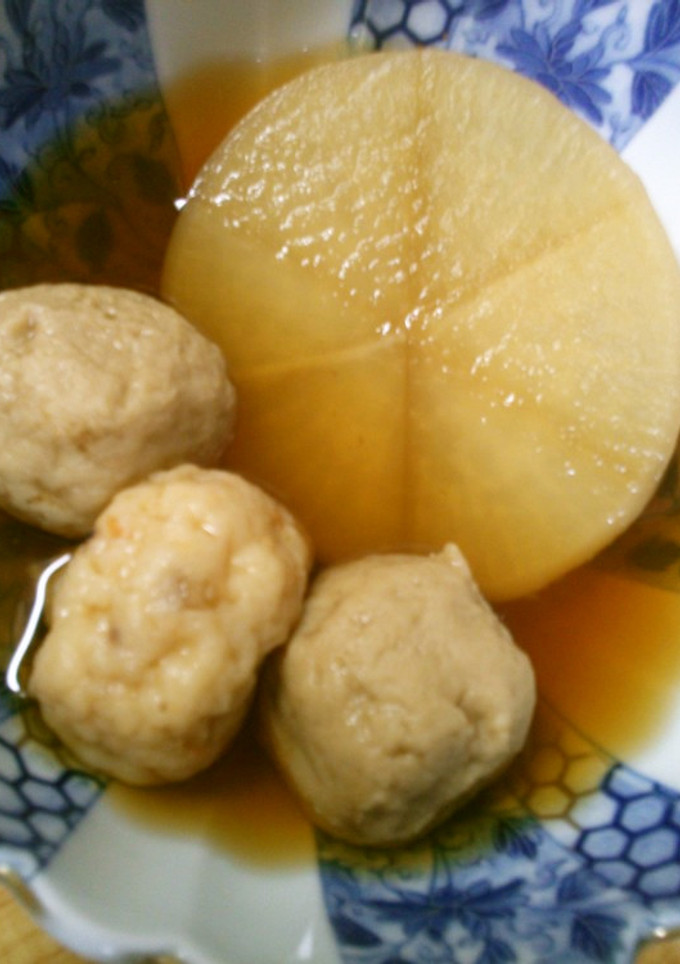 簡単 一品♪ 大根 つみれの 煮物＊゜-レシピのメイン写真