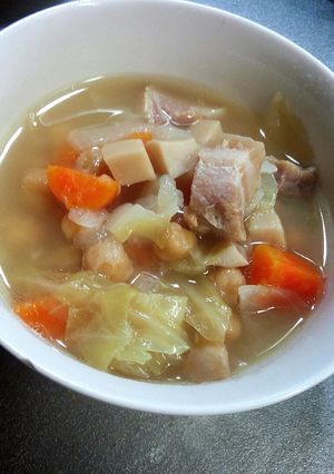 スーチカーとひよこ豆のスープ-レシピのメイン写真