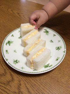 離乳食後期~☆玉子ツナサンド-レシピのメイン写真