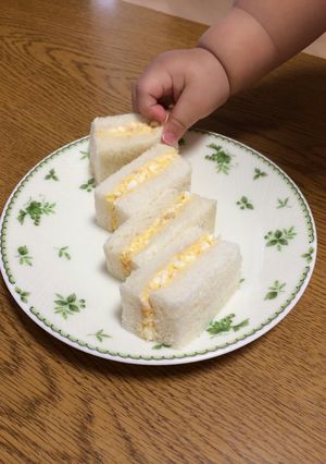 離乳食後期～☆玉子ツナサンド-レシピのメイン写真