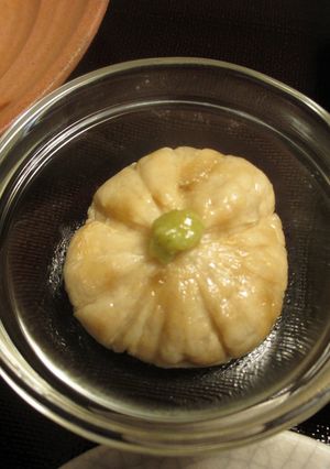 ゴマ豆腐　茶巾絞り-レシピのメイン写真