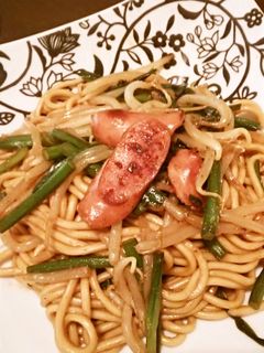 簡単!!インド風焼きそば☆スパイシー!!-レシピのメイン写真