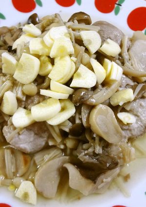 レンジで簡単！豚ヒレ＆にんにくパワー⤴-レシピのメイン写真