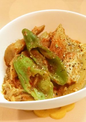 ごぼうと福耳とうがらしカレー-レシピのメイン写真
