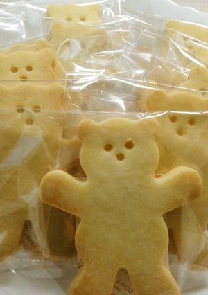 クマの型抜きクッキー-レシピのメイン写真