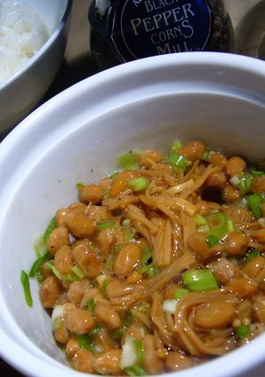 ■ブラックペッパー入り納豆ごはん■-レシピのメイン写真