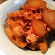 大根と蓮根のそぼろ煮