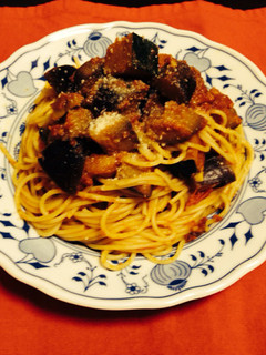 ナスとカボチャとアンチョビのパスタ♬-レシピのメイン写真