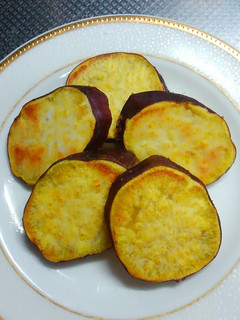 サツマ芋のスライス焼くだけ☆ほ~くほく♪-レシピのメイン写真
