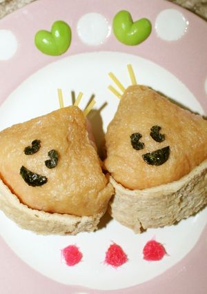 お弁当にも♡稲荷ずしで可愛い栗-レシピのメイン写真