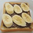 ほろ苦チョコバナナトースト