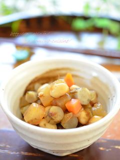 優しい味♡お豆・牛蒡・大根の田舎風煮物✿-レシピのメイン写真