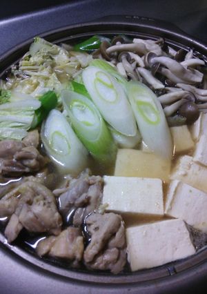 鶏鍋-レシピのメイン写真