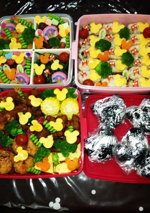 運動会♡ミッキーマウス弁当-レシピのメイン写真