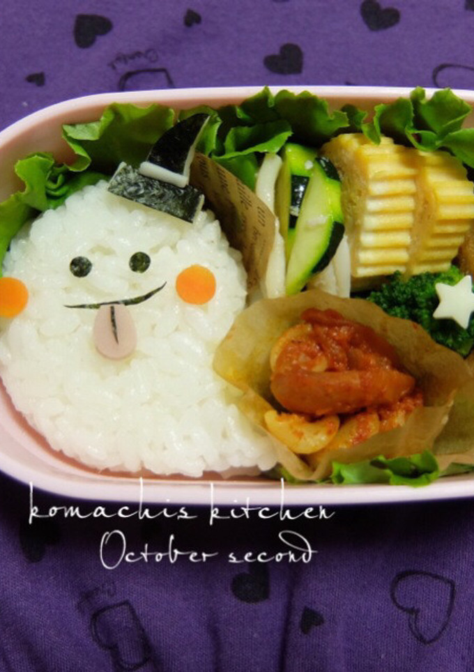 幼稚園 お弁当 ♡簡単おばけちゃん-レシピのメイン写真